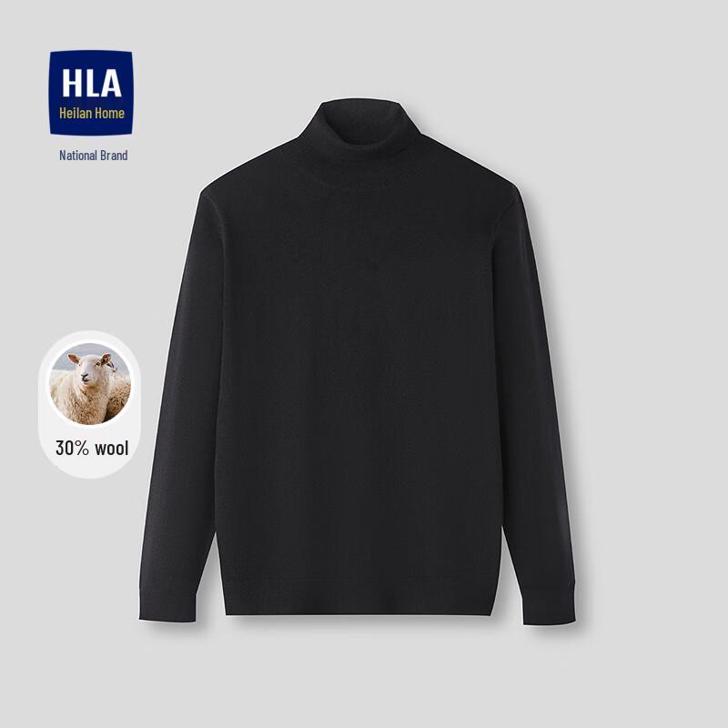 

Heilan Home Men s Merino Wool Blend Turtleneck Sweater 165(46)