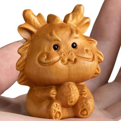 Leap Raupe Dragon Figurine Dragon Figurine Dragon Year of the Dragon Figurine Dragon God Dragon God Entrance Figurine Dragon Figurine Feng Shui Wooden