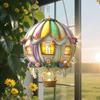 2D Flat Acrylic Hot Air Balloon Light Catcher Celebration Window Hanging Sun Catcher Home Decoration