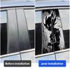 Anime Son Goku Car Stickers Car B-pillar Vinyl Decals Waterproof Auto Center Pillar Sticker Cover Scratches Decors Accessories