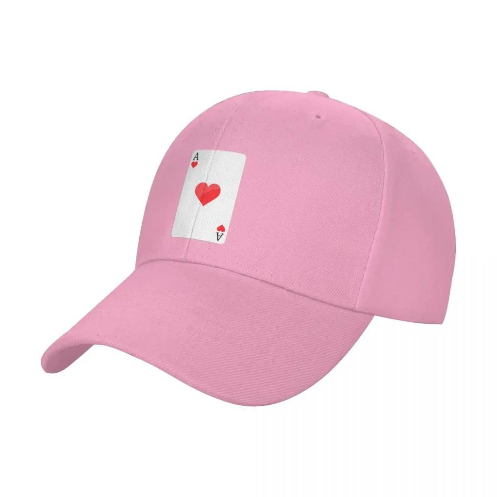 Ace Of Hearts-Poker Baseball Cap Golf Hat Unisex Unisex's big size hat Anime Hat Golf Women Unisex's