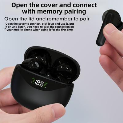 Nowe Bezprzewodowe Słuchawki TWS Niskie Opóźnienie Dotykowy Wyświetlacz Cyfrowy Gamingowe 5.1 Bluetooth