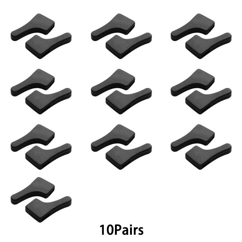 10 Pairs Per Set Silicone Eyeglasses Ear Hooks Elastic Non-Slip Eyewear Ear Grips High Quality Soft Glasses Retainers Set