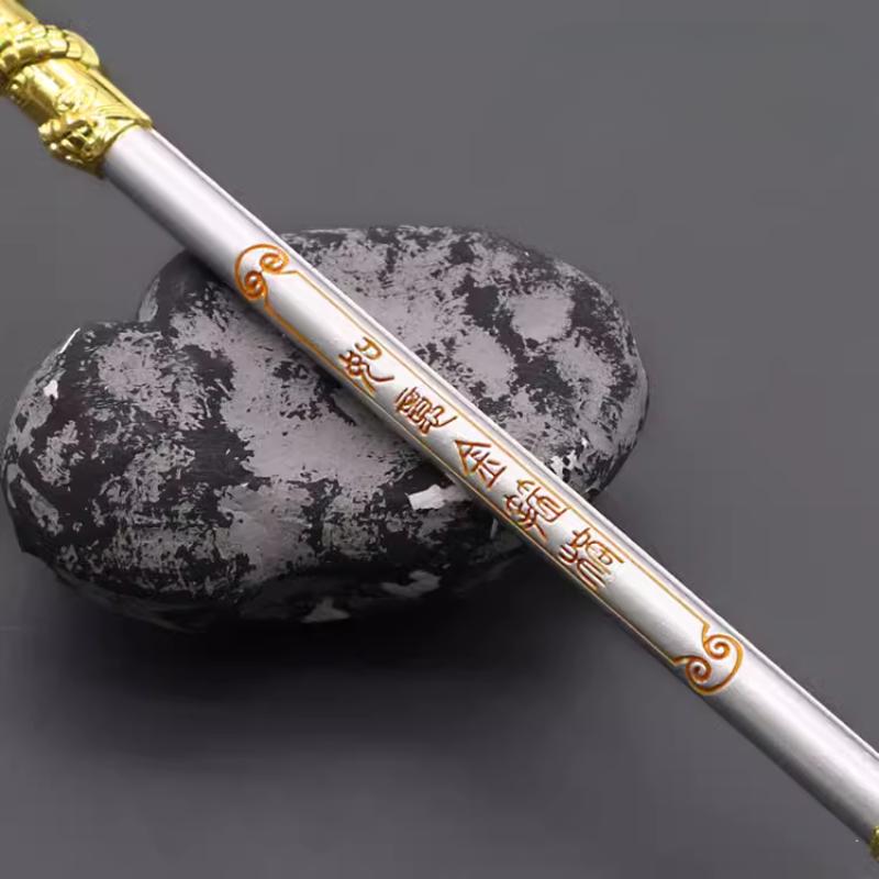 Ruyi Golden Cudgel Crafts Modern Simple Household Desktop Decoration Sun Wukong Sun Walker Metal Decoration Alloy Model Toy 22cm