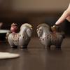 Money Horse Tea Pet With Thermal Color Change Resin Tea Table Ornament With Wealth Blessing Traditional Chinese Desk Decor