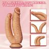 1pc Double-Ended Silicone Dildo, Soft & Flexible Adult Toy, Dual-Sided Design for Men & Women, Prostate & Anal Massage