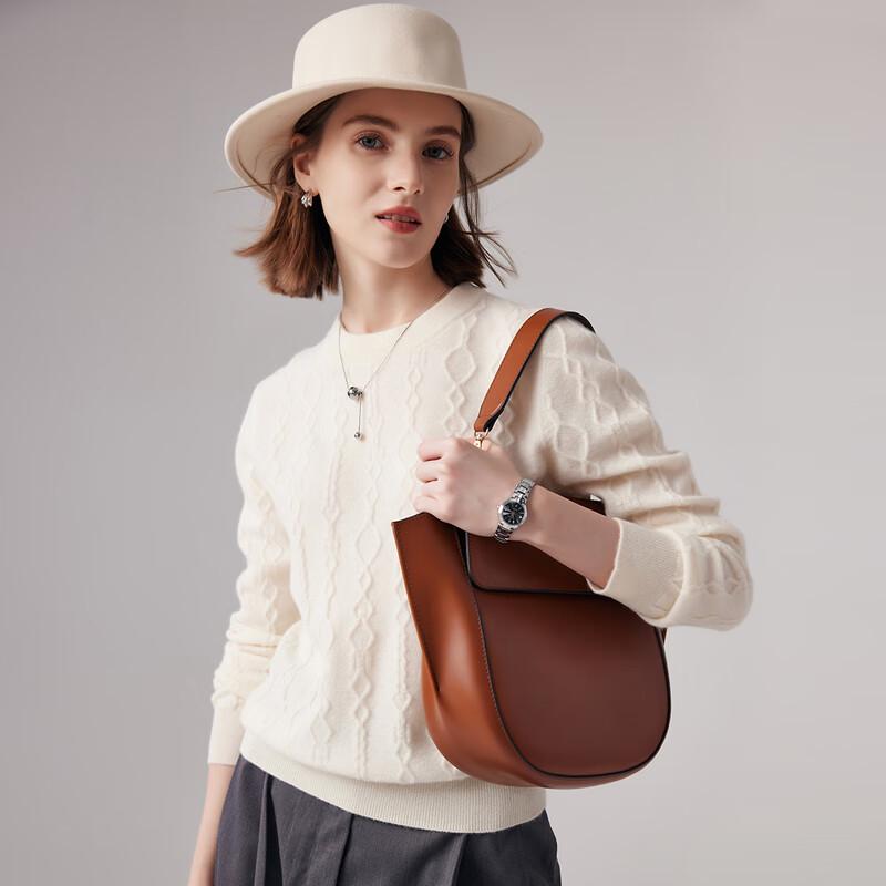 Paro Women's 100% Cashmere Cable Knit Sweater