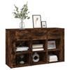 Sideboard in Smoked Oak Finish 100 x 30 x 59.5 cm Engineered Wood