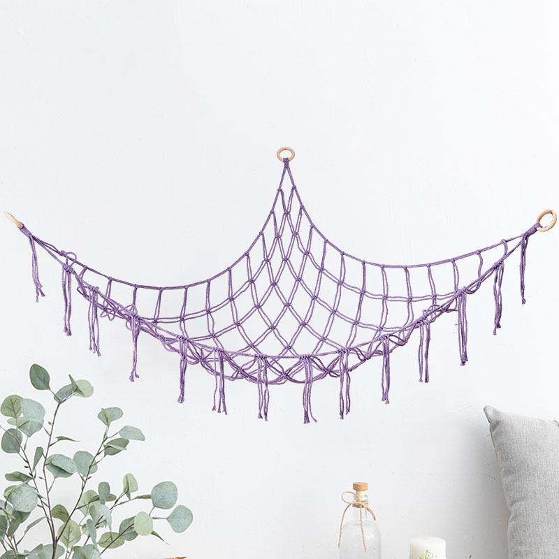 Corner Toy Hammock: Plush Triangle Storage & Room Decor