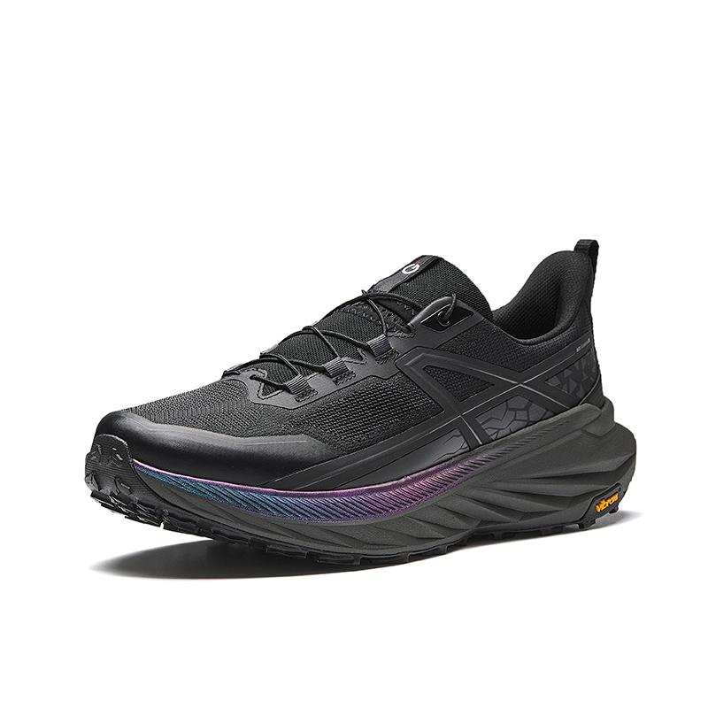 Anta Peregrine Falcon 3 Textile, Rubber Low Top Running Shoes Men's Basic Black 112625507A-3