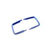 ABS Blue Headlight Button Frame Cover Trim Fit For BMW 3 4 Series GT 2013-