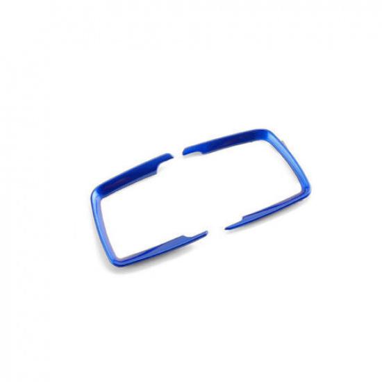 ABS Blue Headlight Button Frame Cover Trim Fit For BMW 3 4 Series GT 2013-