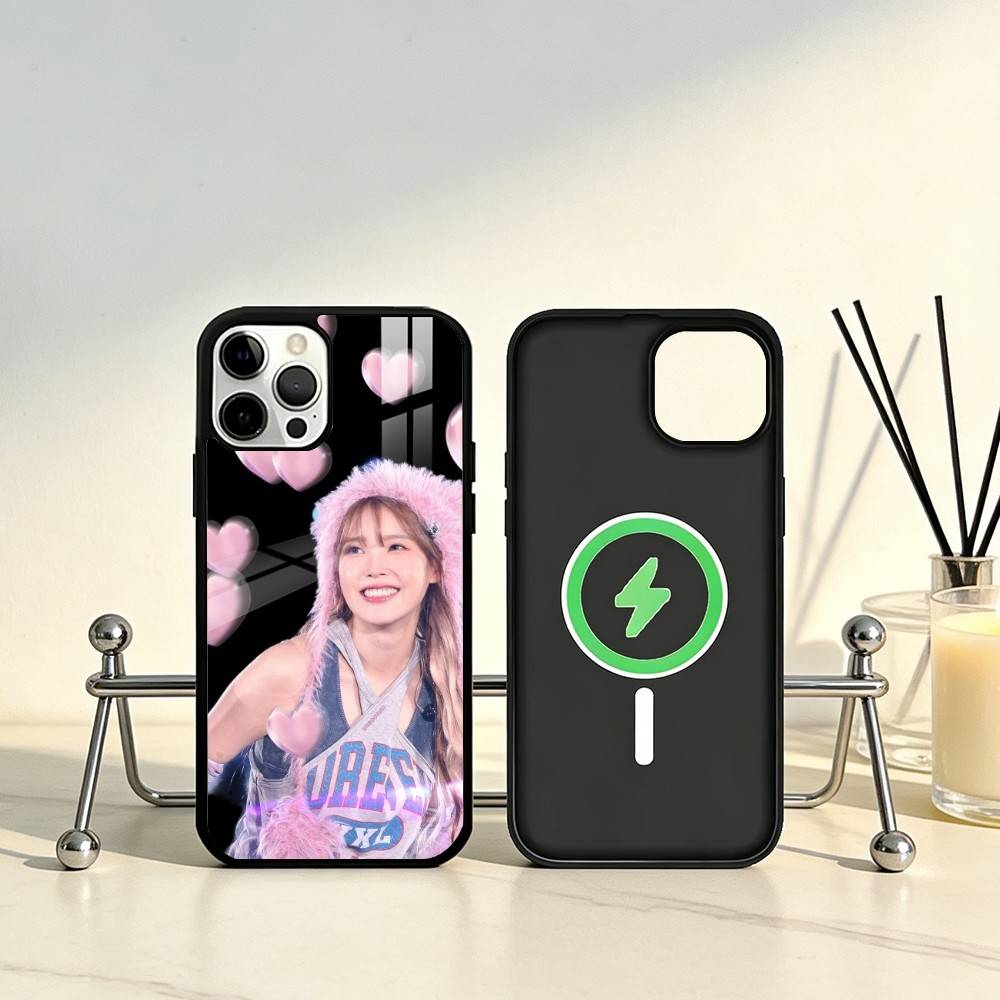 S-Singer I-IU L-Lee-Ji-Eun Phone Case For iPhone17,16,15,14,13,12,11 Plus,Pro Max Magnetic For Magsafe Wireless Charging