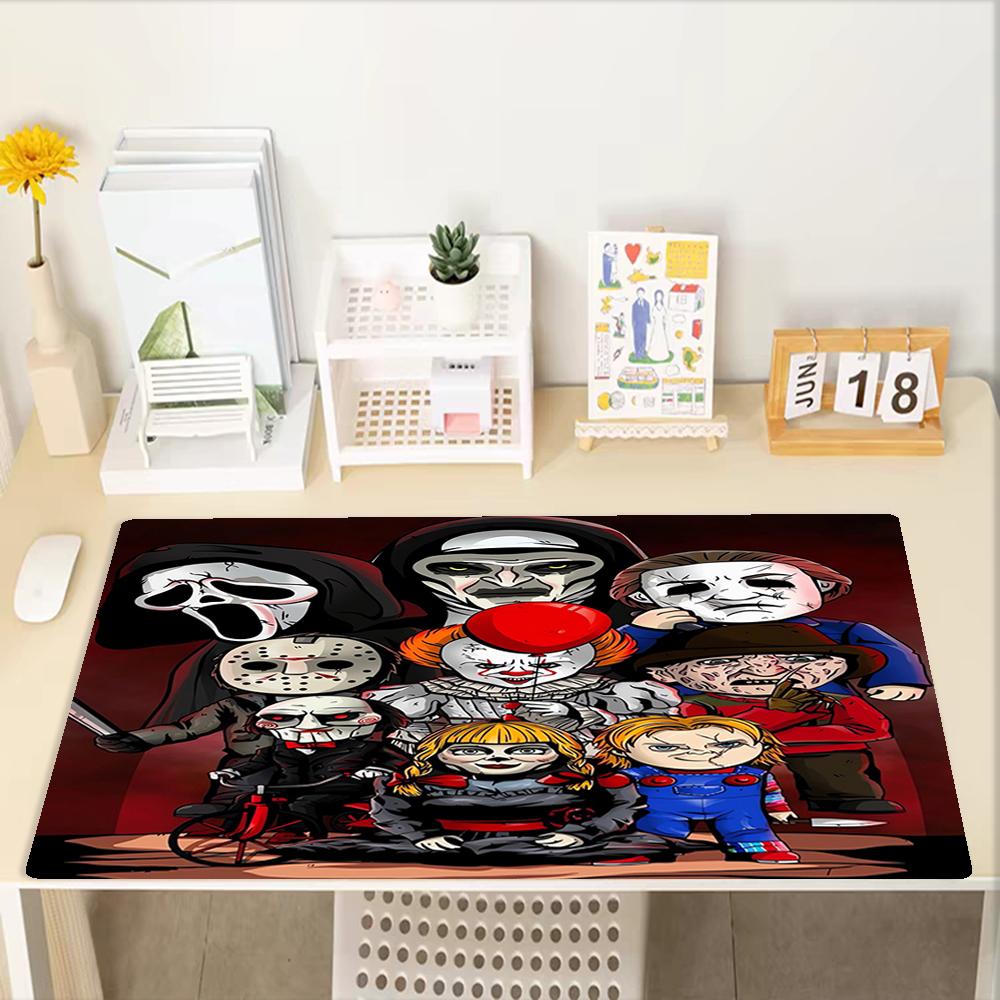 Halloween horror Theme Mouse Pad, Non Slip Rubber Base, Multifunctional Office & Home Decor, Perfect for Workspace Personalization.