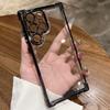 Clear Plating Shockproof Case for Samsung Galaxy S24 S23 FE S22 Plus S25 Ultra A34 A54 A15 A35 A55 A53 Hard Armor Cover
