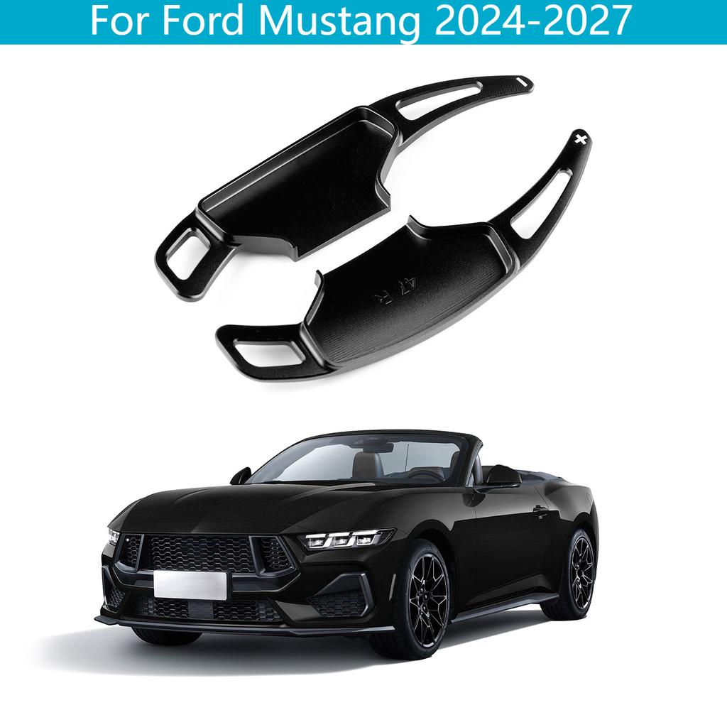 For Ford Mustang 2024-2027 Aluminum Alloy Steering Shift Paddle Extended Paste Install Steering Wheel Interior Car Accessories