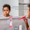2/3 Minute Brushing Tooth Shower Timer Children Plastic Suction Cup Hourglass Sand Clock Desktop Ornament