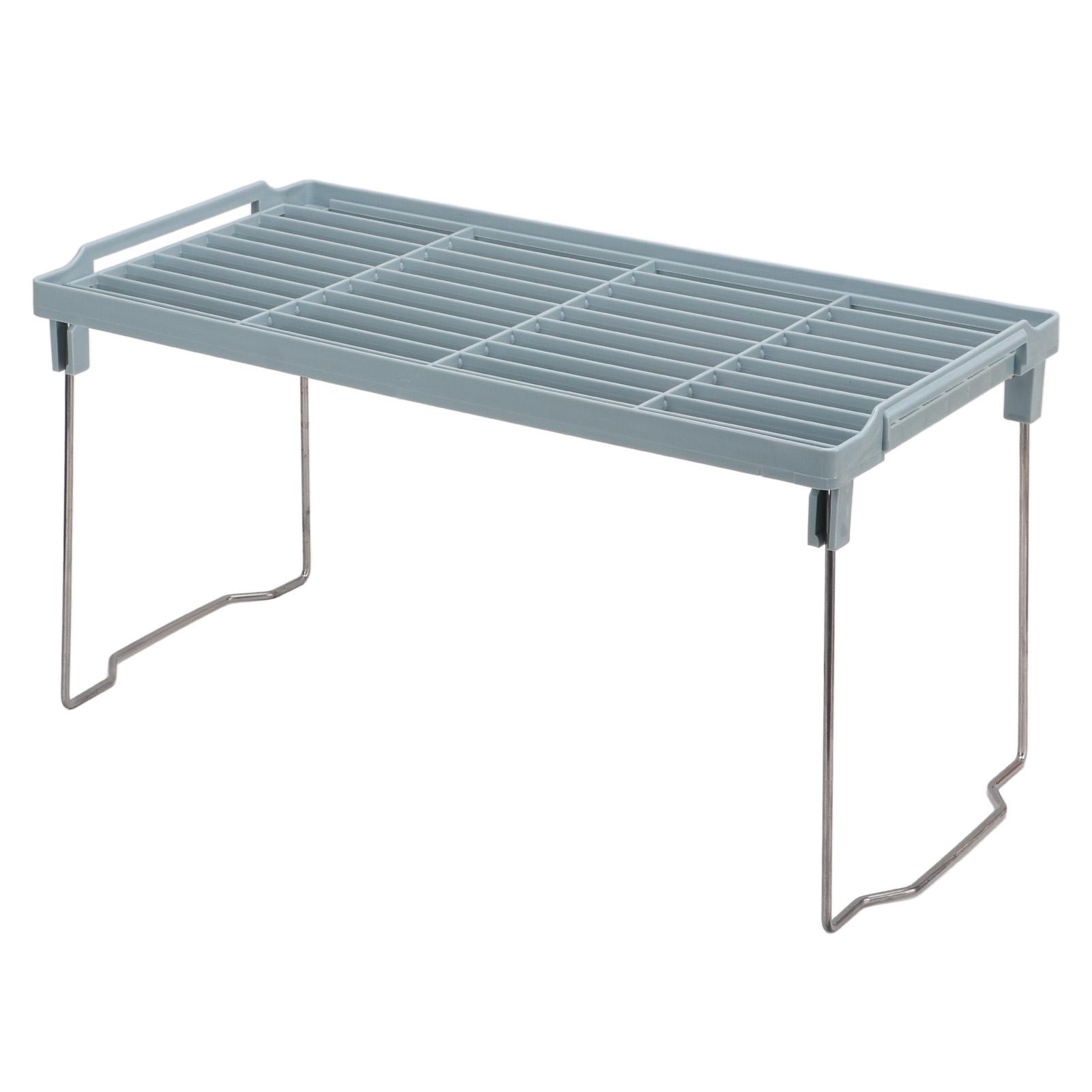 2 шт. Штабелируемая полка Складная Износостойкая Многоцелевая Портативная Штабелируемая Полка для хранения для кухни, улицы, кемпинга