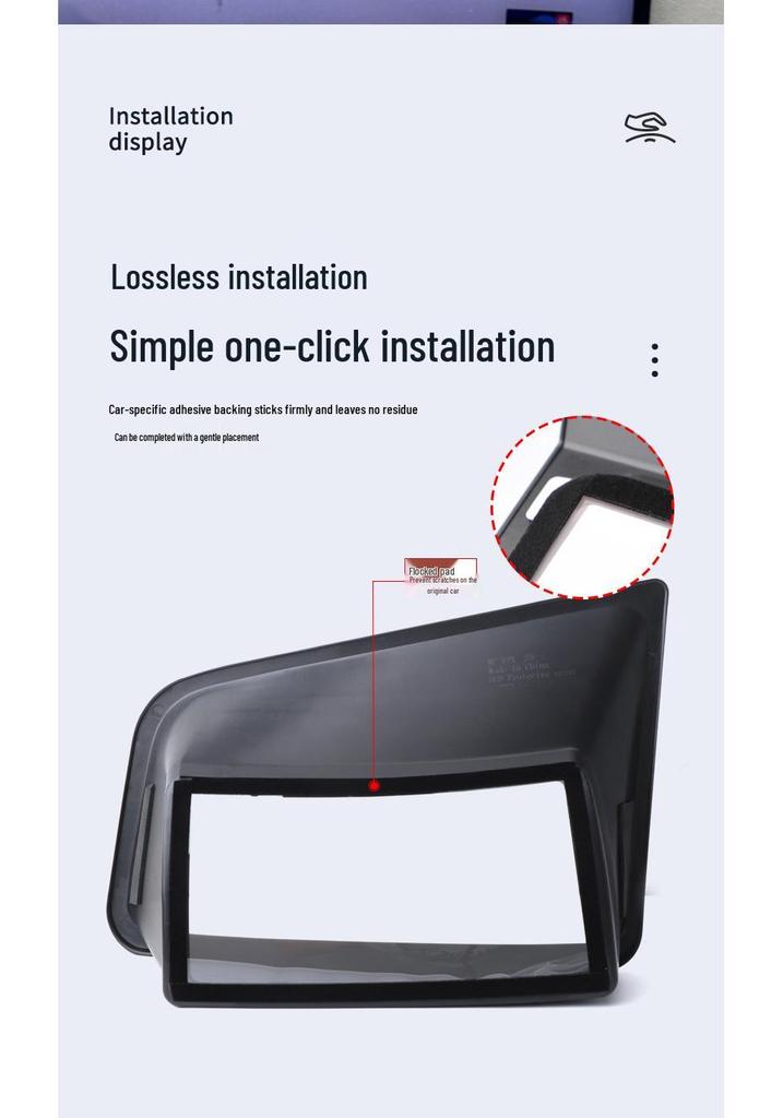 Great Wall Wey V9X HUD Protective Cover - Car Interior ABS Accessory for 2026 Model