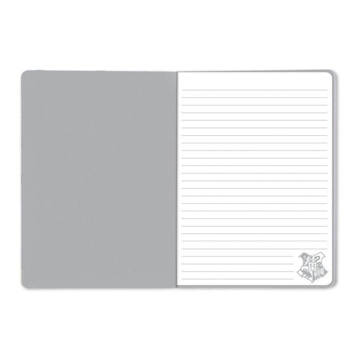 Carnet A5 - HALF MOON BAY - Hedwig - Blanc - Ligne simple - Papeterie