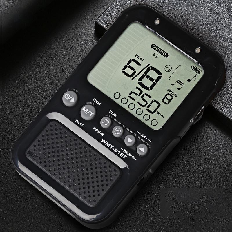 Mini Digital Metronome, Multifunctional, Portable with Speaker, Beat Tempo, with Battery for Piano, Guitar, Saxophone, Flute