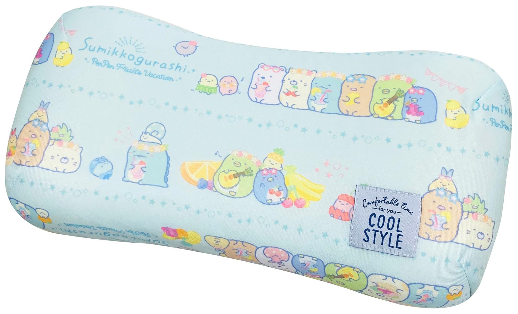 

MORIPiLO Подушка из пены с эффектом памяти Morishita для детей и летняя Sumikko мягкая плюшевая подушка-персонаж Sumikko 4621120 Взрослые, Использование, Прохладный, Gurashi, Синий, 20x40см,