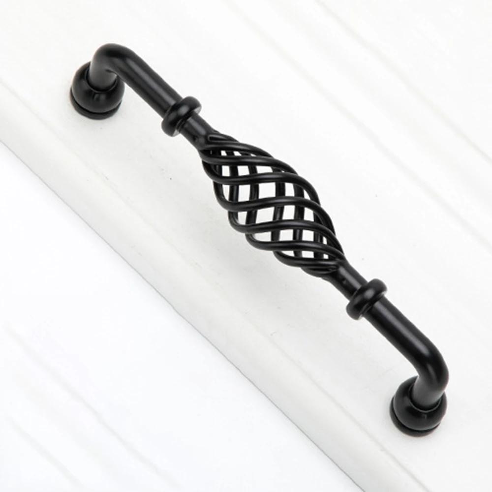 Antique Bronze Birdcage Home Hardware Cupboard Wardrobe Handle Pull Drawer Knobs Door Knob Furniture Handles Cabinet Pullers
