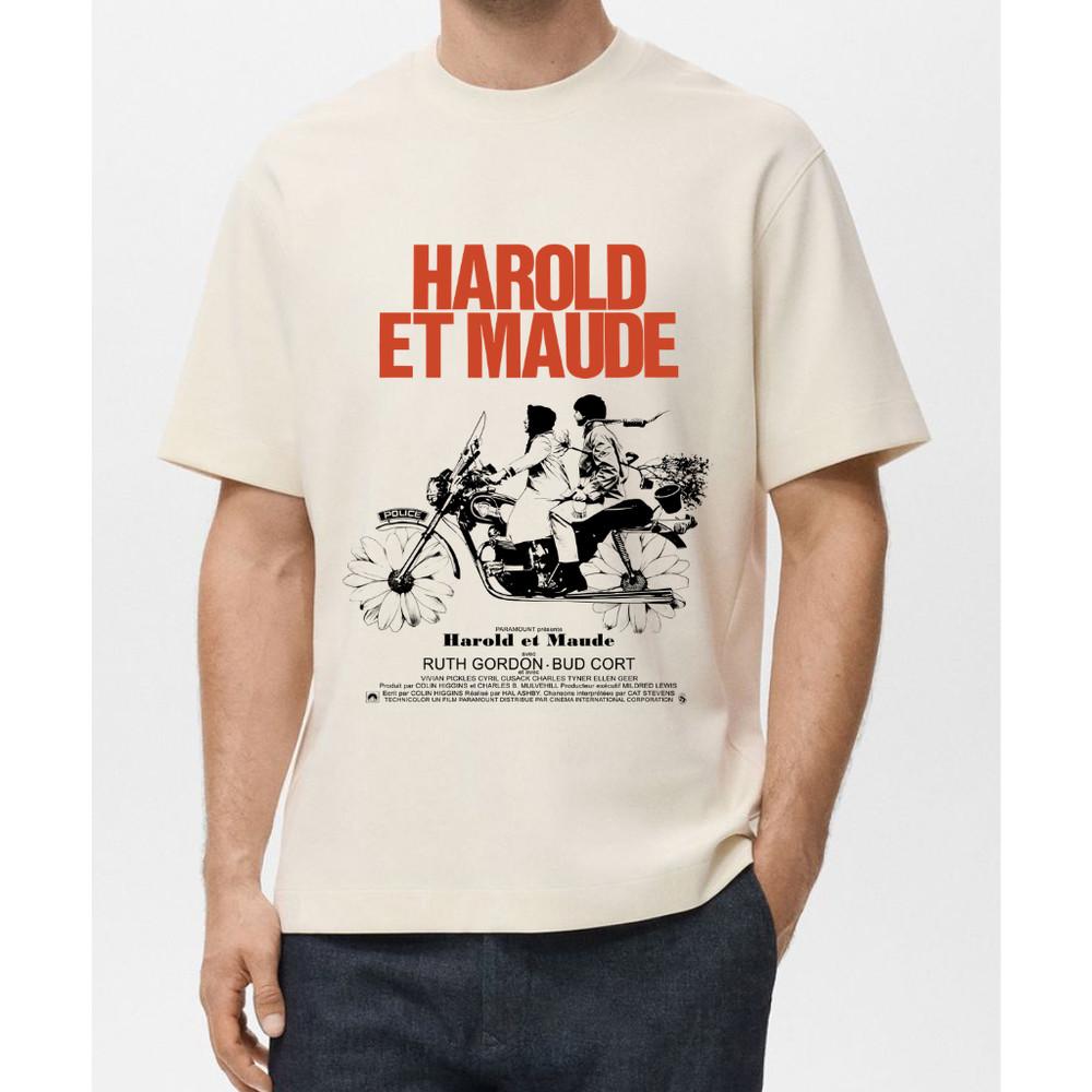 Harold and Maude French Movie Poster V2 T-Shirt Unisex T-Shirt XXL