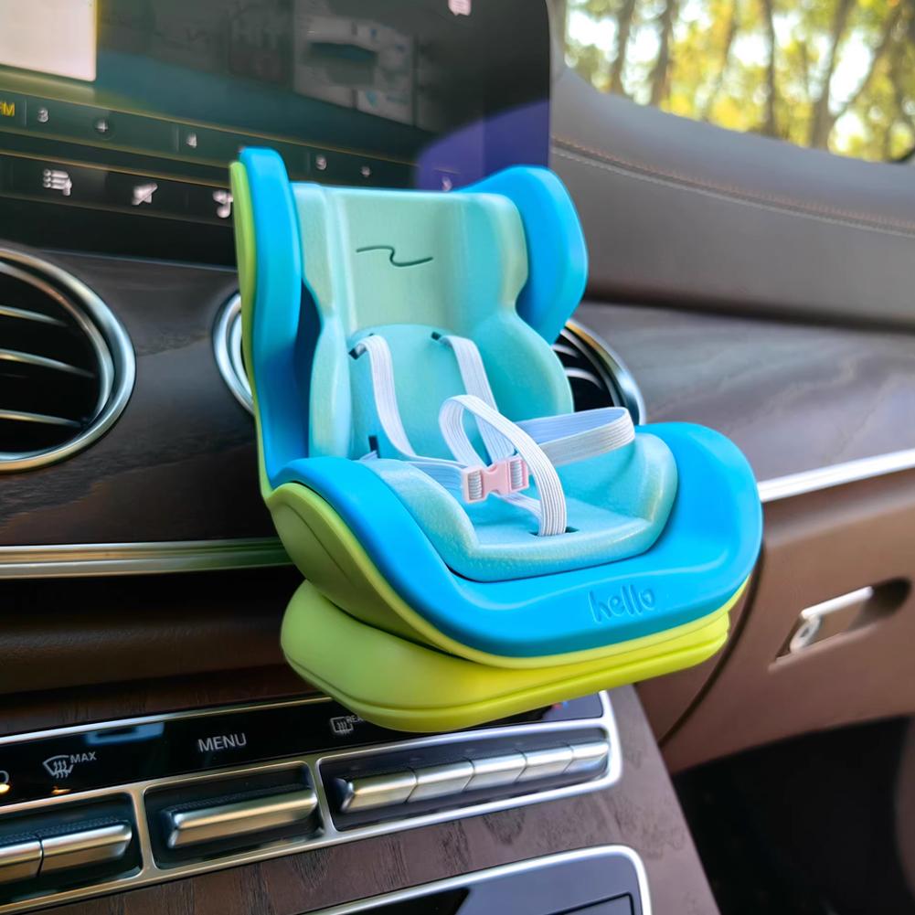 Car Doll Safety Seat For 17cm Labubu Cartoon Chair Model For Labubu Car Seat Outlet Decor For Labubu Doll Car Interior Styling