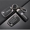 Valve Stems Caps For VOLKSWAGEN VW TPU Leather Car Remote Key Case Fob Cover Holder Shell For VW Volkswagen Golf 7 MK7 Tiguan MK QQ8