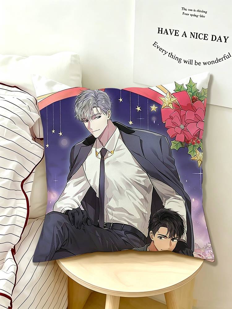 BL M-Manhwa P-Passion Pillow Case Pattern Printed Pillowcase For Living Room Sofa Cushion Cover