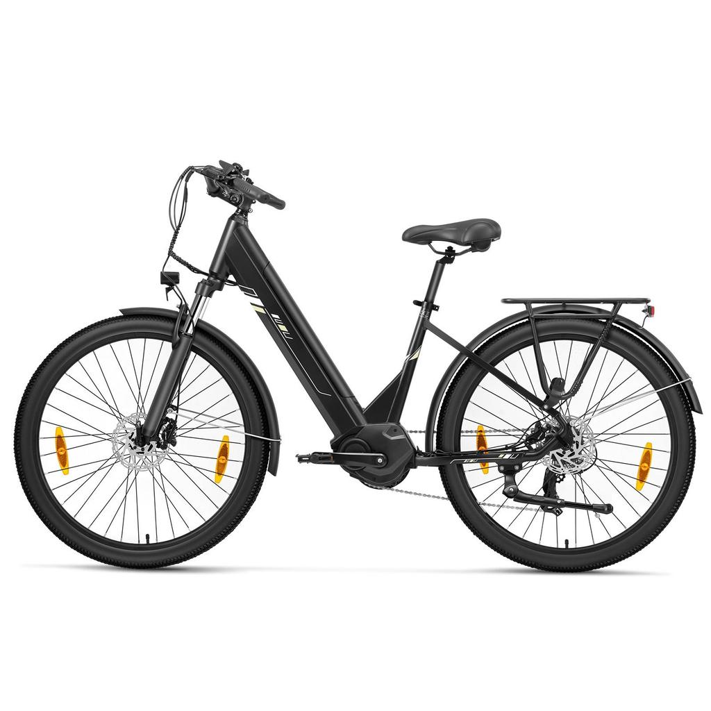 Touroll Urbano 3 EU Plug Grey, 27.5 Inches, 36V 13AH Battery Capacity, 250W Mid-motor E-bike