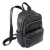 Rindsleder Rucksack Vollleder Damenrucksack Schwarz Mode Vielseitig Weiche Rindsledertasche