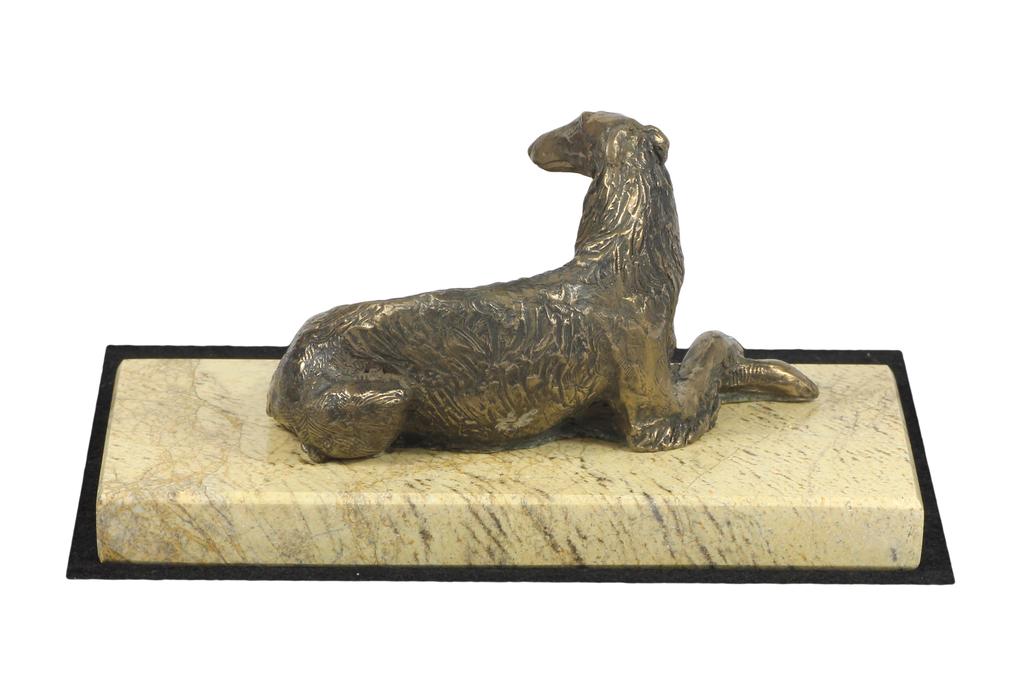 Borzoi, Russian Hunting Sighthound, Russian Wolfhound I - dog figurine, dog silhouette figurine, trophy for Art-Dog dog show exhibition