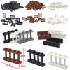 20PCS 1x4 Railing Castle Fence Building Block Accessories City Street View Figures Scenes Model Bricks Toy for Children