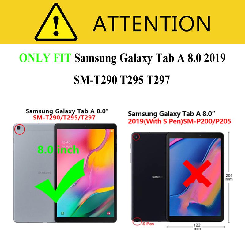 1KS/2KS/3KS 9H Tvrzené sklo Fólie pro Samsung Galaxy Tab A 8.0 2019 T290 T295 T297 SM-T290 Ochranná fólie na displej tabletu Kryt NENÍ měkká fólie