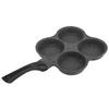 Non-Stick Aluminum 4-Hole Pancake Pan Omelet Eggs Pan Frying Pot Breakfast Maker Kitchen Utensil