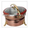 Zhuojin Stainless Steel Hammered Buffet Chafing Dish for Hotel Dining