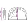 Car Tent for 4 Persons Gray and Orange Waterproof