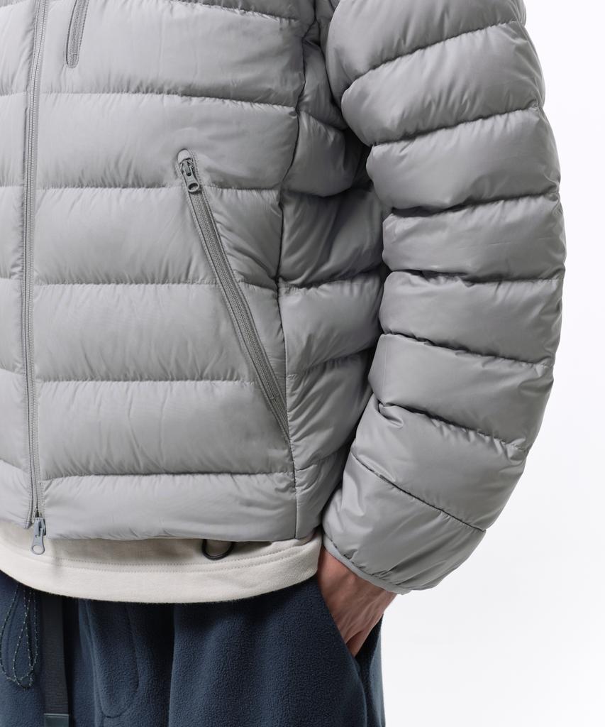 Musinsa Standard [City Leisure] Round Neck Light Down Jacket [Light Grey]
