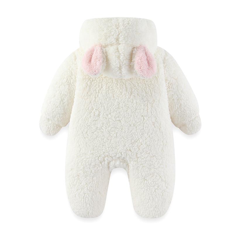 Winter Newborn Baby Jumpsuit Thicken Cute Baby Girls Romper Cotton Warm Infant Bodysuit Soft Baby Snow Wear Jacket 0-12 Months