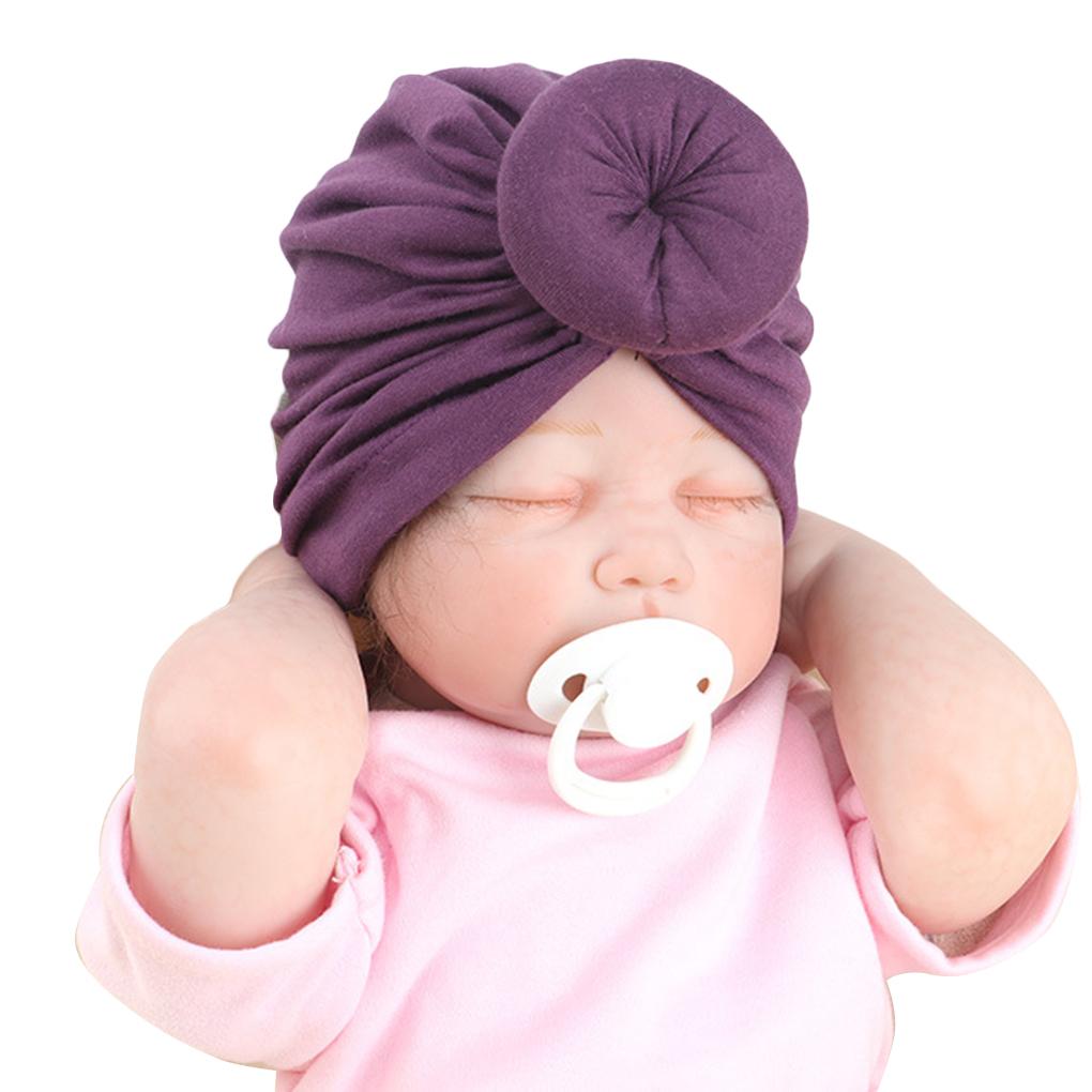 1\-2 Years Old New Arrival 1Pc Newborn Toddler Kids Baby Boy Girl Turban Beanie Hat Headwear Hat Headbands Fashion Headdress