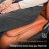 Breathable Nappa Leather Car Seat Cushion - Non-slip, Universal Fit for All Seasons