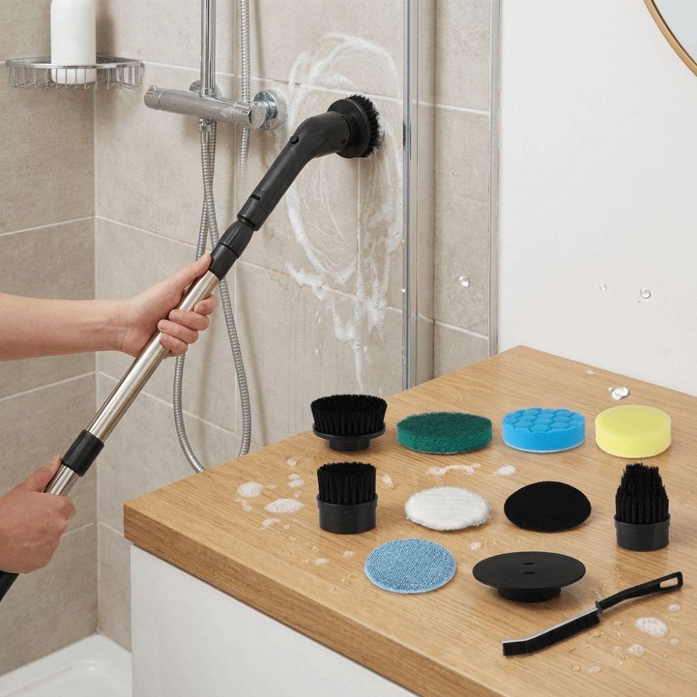 Wireless Electric Spin Scrubber Rechargeable Window Cleaner Parlour Cleaning