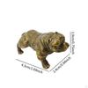 Dog Figurine Animal Brass Statue Tabletop Ornament for Cabinet Table Showcase