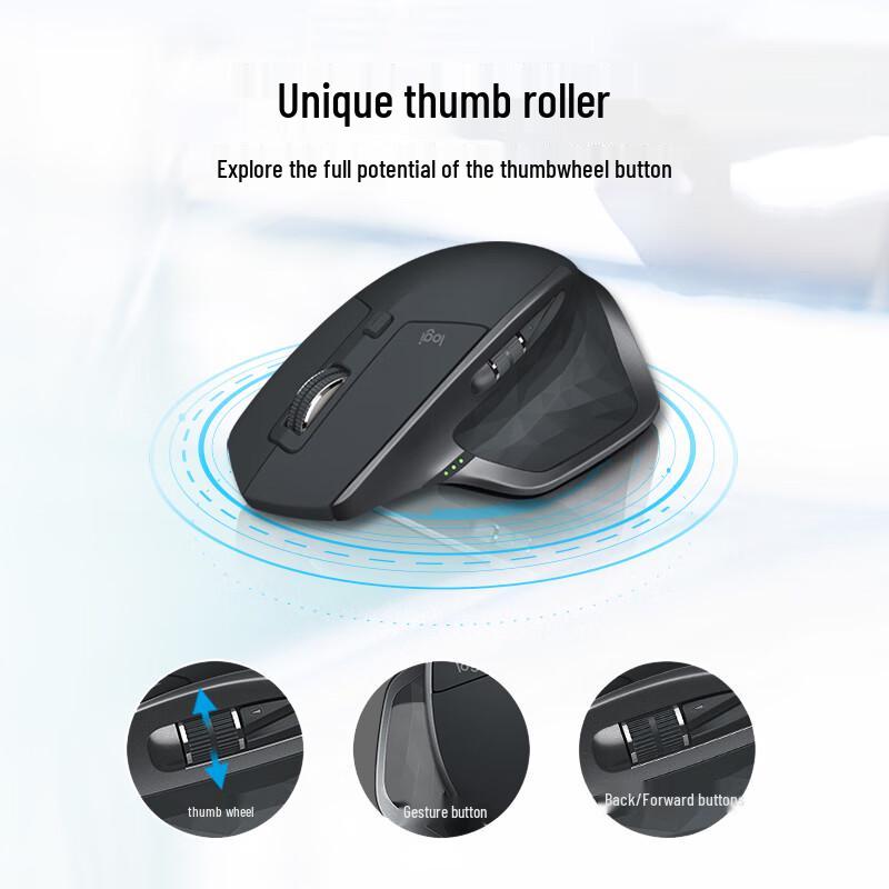 Logitech MX Master 2S BLE Wireless Ergonomic Mouse