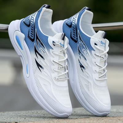 Summer and Autumn New 2025 Ice Silk Mesh Lightweight Breathable Slow Shock Men's Casual Running Sneakers Fashion Men's Shoes