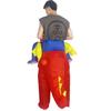 Red Pterosaur Inflatable Suit Dinosaur Inflatable Suit Funny Half-Body Cycling Dinosaur Styling Atmosphere Costume Funny