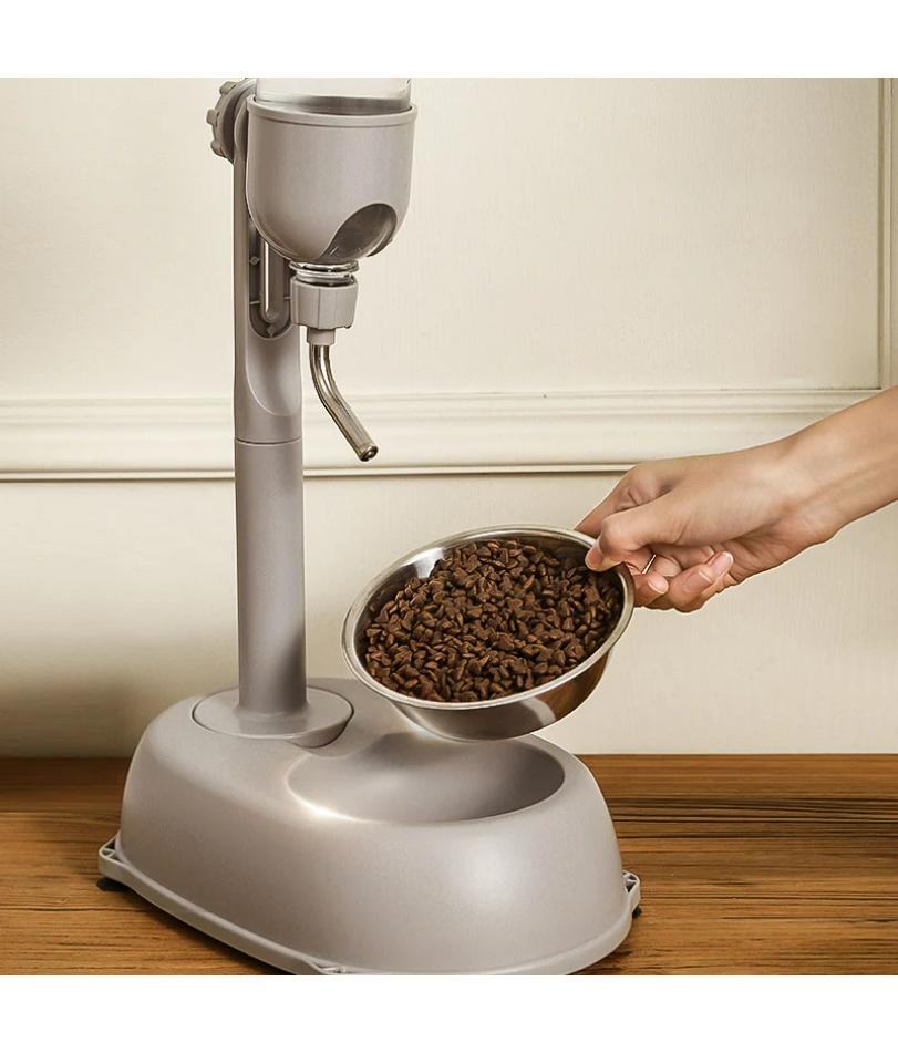 Automatic Pet DispenAnti-tip Dog Bowl Drinking Water Bottle Feeder Hanging Kettle Cat Food Container Pets Supplies