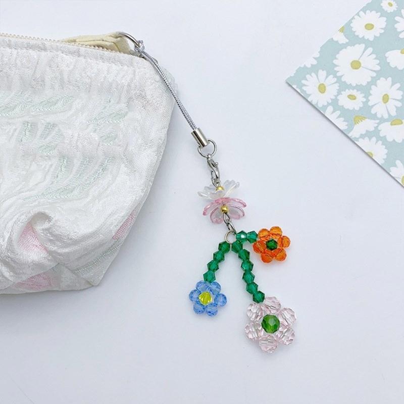 Cute and Stylish Keychain Phone Strap Trendy Keychain Phone Strap Set with Keyring and Cord Multi Functional Keychains